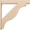 Ekena Millwork 7 1/2-in W x 48-in D x 48-in H Funston Block Rough Cedar Woodgrain TimberThane Outlooker, Primed Tan OUTUR075X48X48FST44RCPR - alternate 3